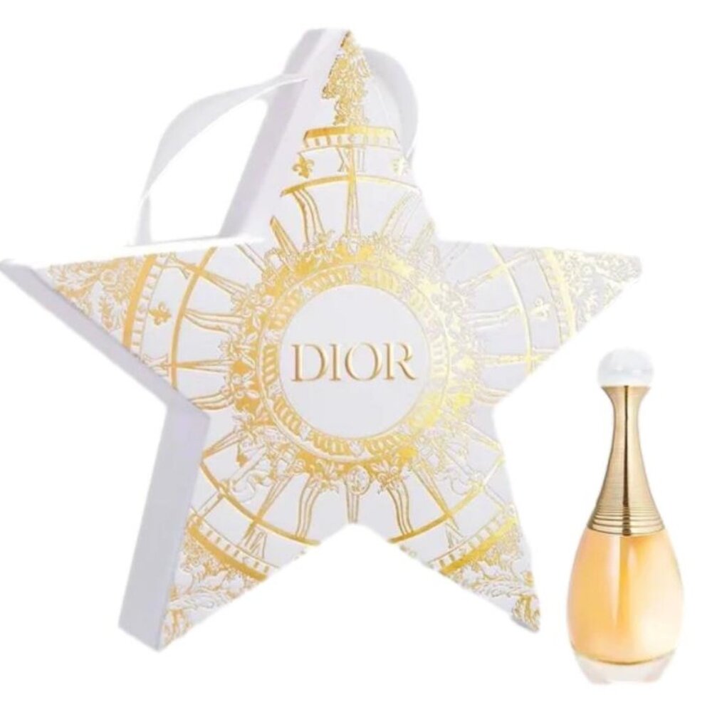 Dior J'adore Eau De Parfum Mini Splash 5ml in Holiday Star Ornament Box